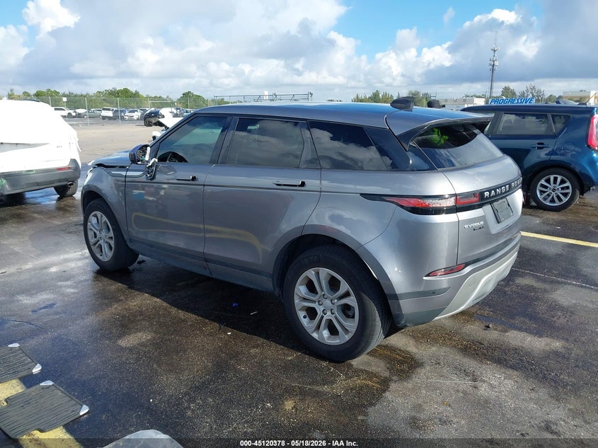 2020 Land rover Range rover evoque VIN SALZJ2FXXLH081043 IAAI salvage auction — LEFT FRONT, Rebuildable (Florida), sold $25 on 2026-07-30 (photo 3)