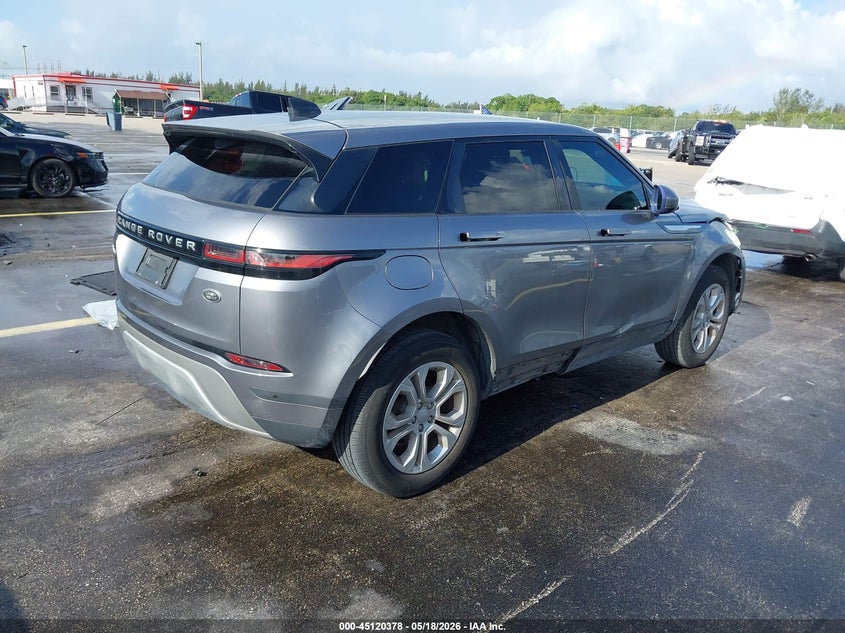 2020 Land rover Range rover evoque VIN SALZJ2FXXLH081043 IAAI salvage auction — LEFT FRONT, Rebuildable (Florida), sold $25 on 2026-07-30 (photo 4)