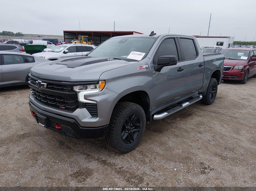 2024 Chevrolet Silverado VIN 3GCUDFEL2RG321445 IAAI salvage auction — ROOF, Certificate Of Title (Nebraska), sold $22,900 on 2026-08-01 (photo 2)