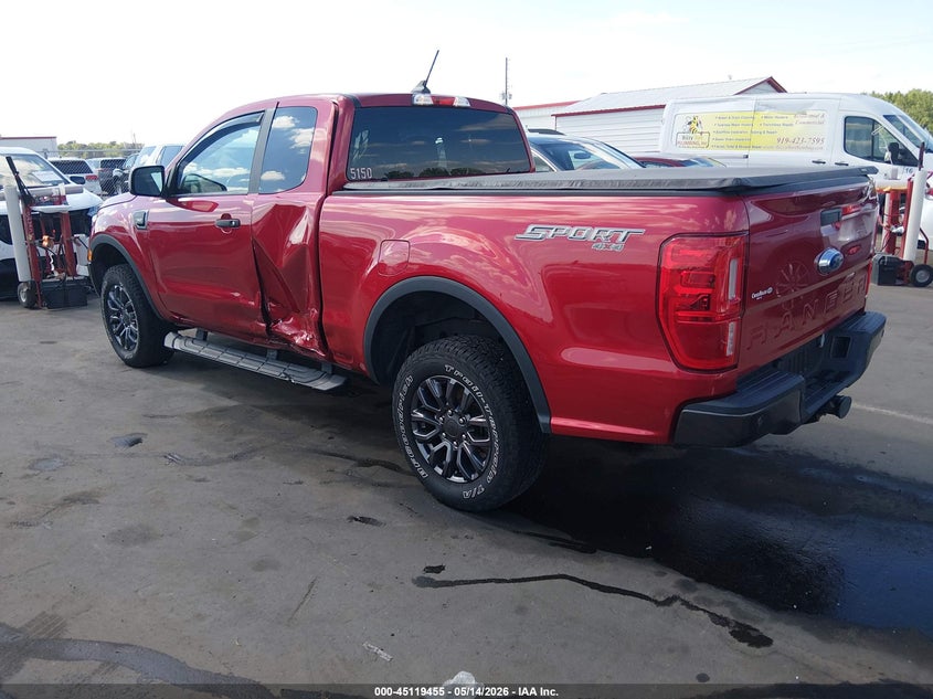 2021 Ford Ranger VIN 1FTER1FHXMLD27055 IAAI salvage auction — SIDE, Salvage (North Carolina), sold $7,250 on 2026-07-29 (photo 3)