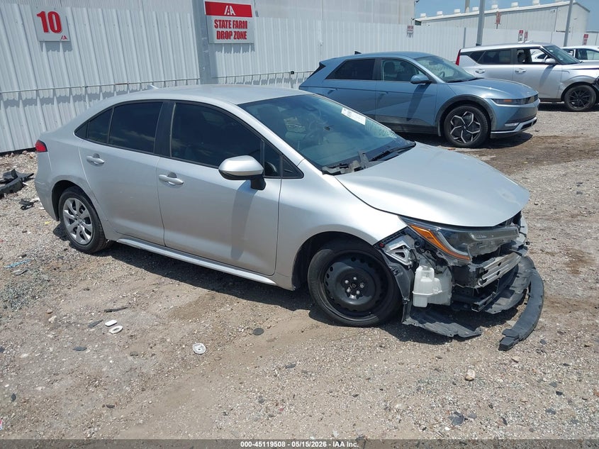 2021 Toyota Corolla VIN 5YFEPMAEXMP232443 IAAI salvage auction — LEFT FRONT, Original (Texas), sold $25 on 2026-07-30 (photo 1)