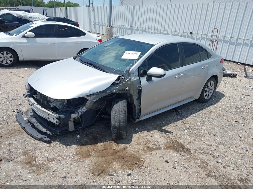 2021 Toyota Corolla VIN 5YFEPMAEXMP232443 IAAI salvage auction — LEFT FRONT, Original (Texas), sold $25 on 2026-07-30 (photo 2)