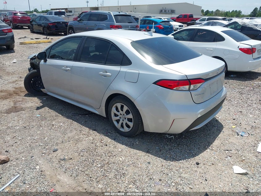 2021 Toyota Corolla VIN 5YFEPMAEXMP232443 IAAI salvage auction — LEFT FRONT, Original (Texas), sold $25 on 2026-07-30 (photo 3)