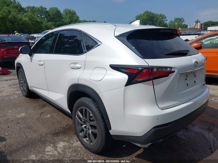 2016 Lexus Nx VIN JTJBARBZ1G2085612 IAAI salvage auction — FRONT END, Salvage (Kansas), sold $4,600 on 2026-07-22 (photo 3)
