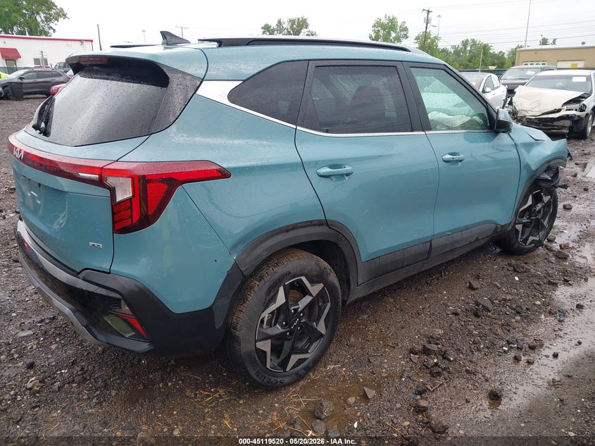 2025 Kia Seltos VIN KNDERCAA9S7689325 IAAI salvage auction — FRONT END, Salvage Title, sold $3,650 on 2026-07-29 (photo 4)