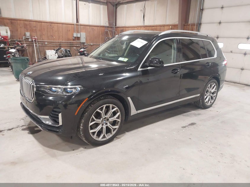2019 BMW X7 VIN 5UXCX4C56KLS36238 IAAI salvage auction — RIGHT SIDE, Salvage Title, sold $17,050 on 2026-08-26 (photo 2)