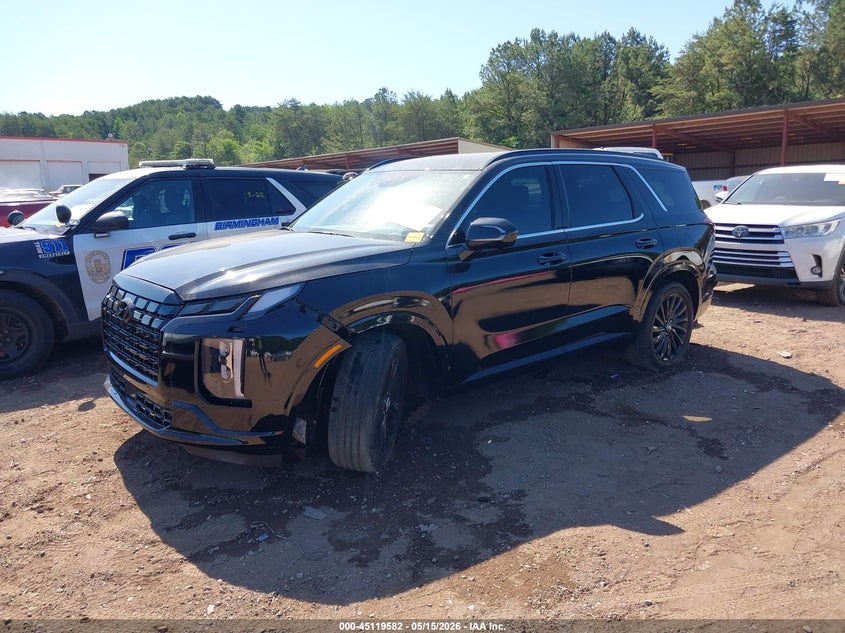 2025 Hyundai Palisade VIN KM8R7DGE1SU821529 IAAI salvage auction — LEFT FRONT, Salvage (Alabama), sold $18,675 on 2026-07-22 (photo 2)