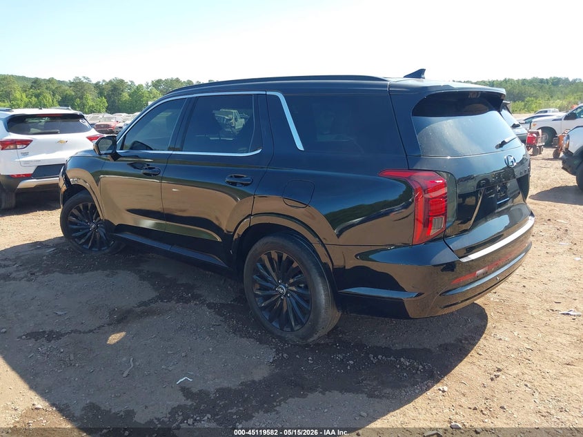 2025 Hyundai Palisade VIN KM8R7DGE1SU821529 IAAI salvage auction — LEFT FRONT, Salvage (Alabama), sold $18,675 on 2026-07-22 (photo 3)