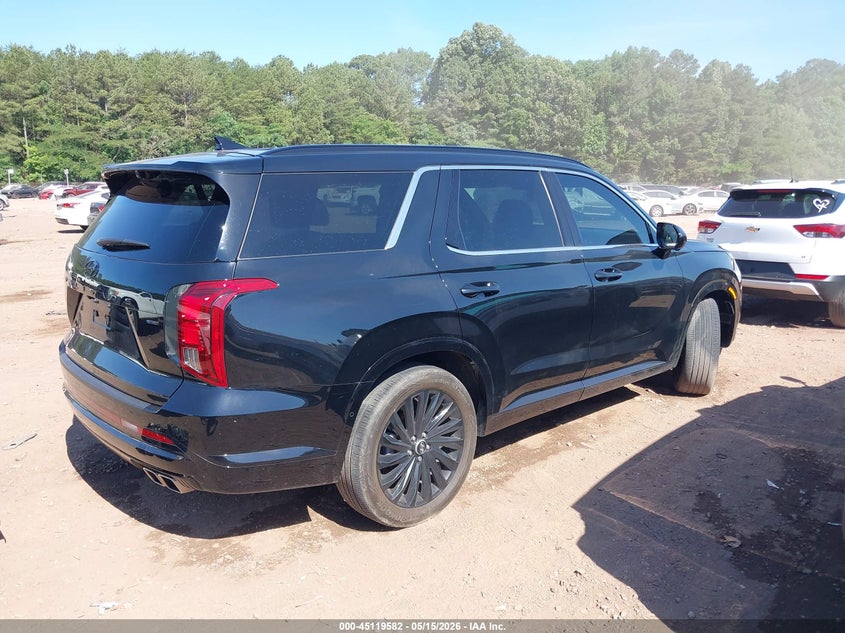 2025 Hyundai Palisade VIN KM8R7DGE1SU821529 IAAI salvage auction — LEFT FRONT, Salvage (Alabama), sold $18,675 on 2026-07-22 (photo 4)