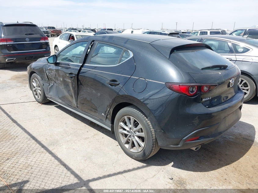 2025 Mazda 3 VIN JM1BPAJM1S1772760 IAAI salvage auction — SIDE, Original (Texas), sold $6,700 on 2026-07-21 (photo 3)