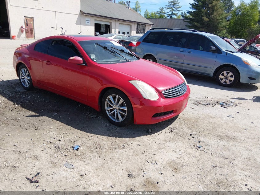2006 Infiniti G35 VIN JNKCV54E36M702637 IAAI salvage auction — NORMAL WEAR, Salvage (Texas), sold $325 on 2026-07-15 (photo 1)