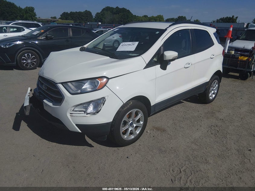 2021 Ford Ecosport VIN MAJ6S3GL6MC397732 IAAI salvage auction — RIGHT FRONT, Clear (Arkansas), sold $625 on 2026-07-08 (photo 2)