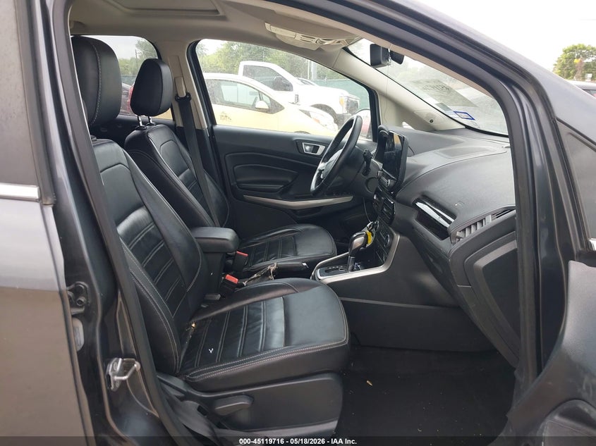 2020 Ford Ecosport VIN MAJ6S3KL7LC345712 IAAI salvage auction — FRONT & REAR, Original (Texas), sold $1,650 on 2026-07-13 (photo 5)