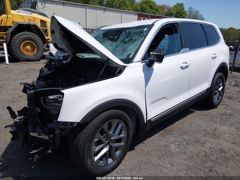 2023 Kia Telluride VIN 5XYP2DGC1PG366781 IAAI salvage auction — FRONT END, Salvage (Massachusetts), sold $2,200 on 2026-07-28 (photo 2)