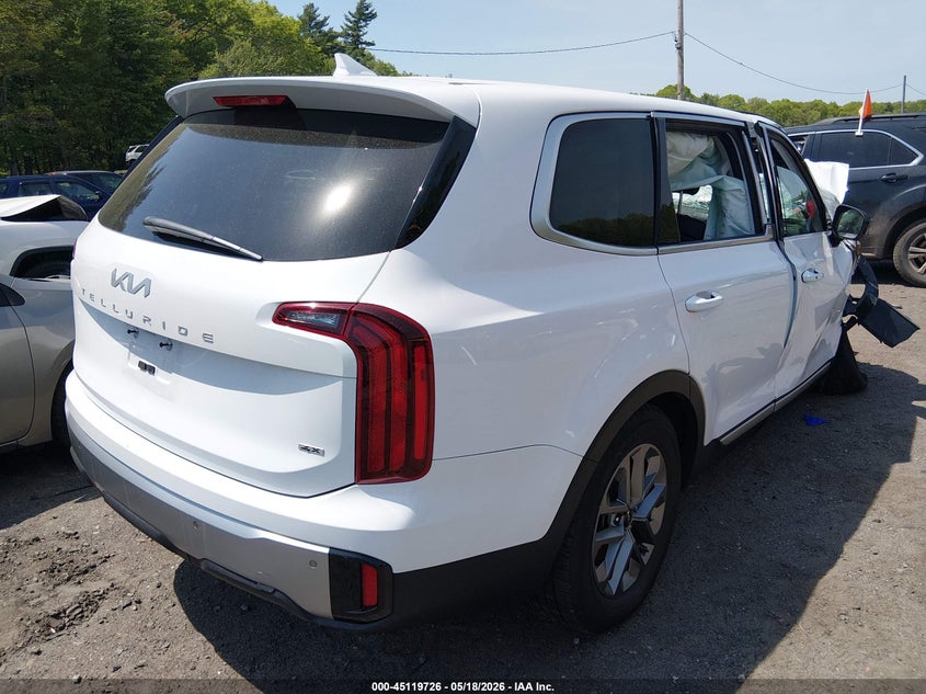 2023 Kia Telluride VIN 5XYP2DGC1PG366781 IAAI salvage auction — FRONT END, Salvage (Massachusetts), sold $2,200 on 2026-07-28 (photo 4)