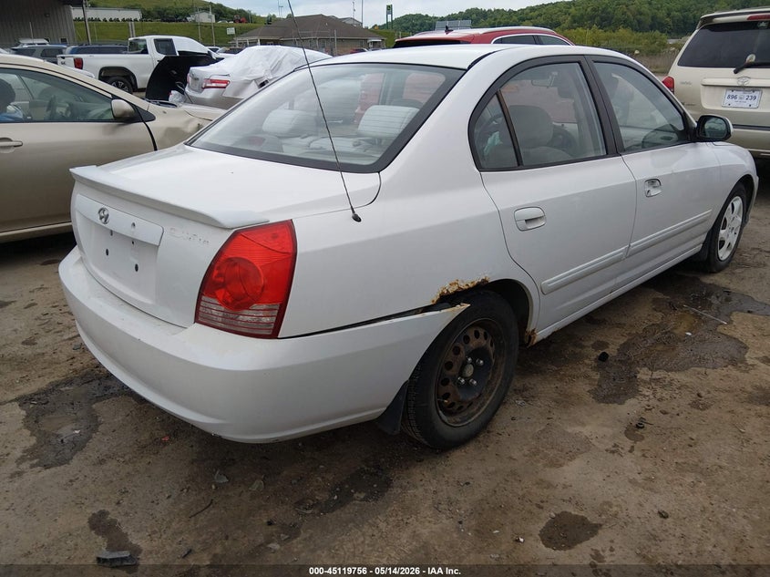2006 Hyundai Elantra VIN KMHDN46D06U239856 IAAI salvage auction — FRONT END, Salvage (West Virginia), sold $175 on 2026-07-16 (photo 4)