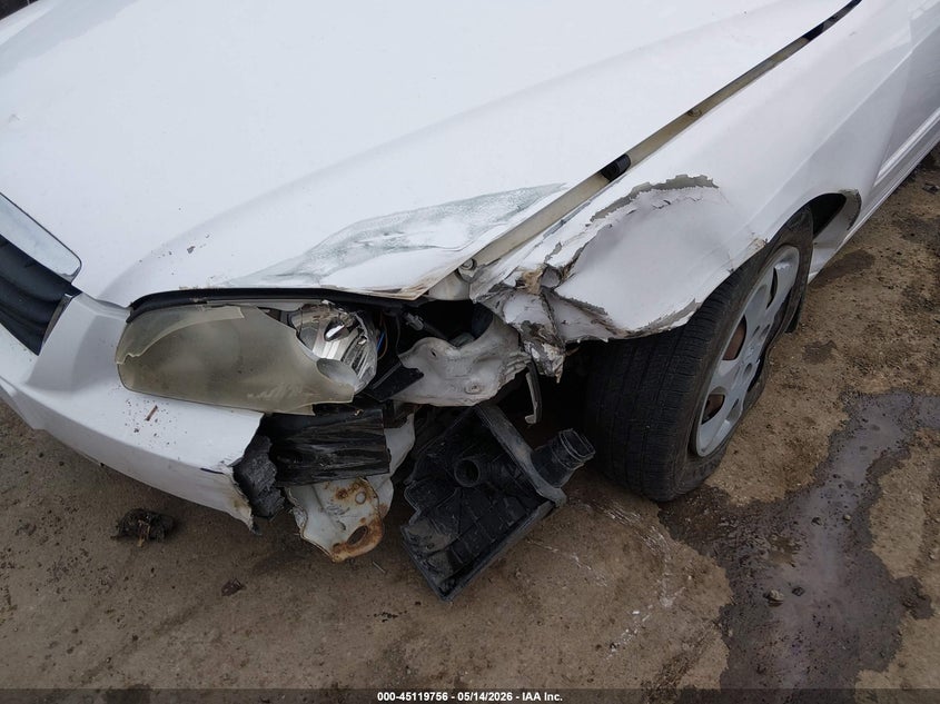 2006 Hyundai Elantra VIN KMHDN46D06U239856 IAAI salvage auction — FRONT END, Salvage (West Virginia), sold $175 on 2026-07-16 (photo 6)