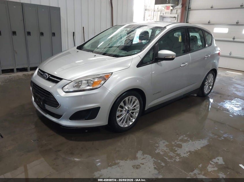 2017 Ford C-max VIN 1FADP5AU3HL115624 IAAI salvage auction — SIDE, SF97 (Kansas), sold $9,200 on 2026-07-09 (photo 2)