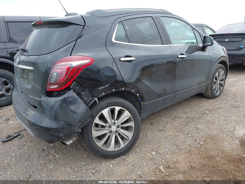 2020 Buick Encore VIN KL4CJASB5LB047624 IAAI salvage auction — RIGHT REAR, Clear (Michigan), sold $1,425 on 2026-07-09 (photo 4)