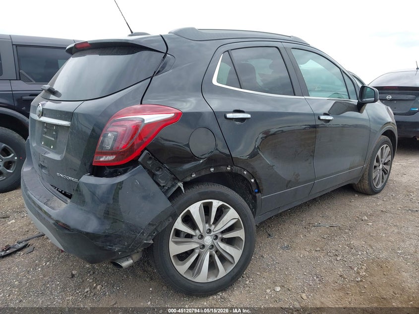 2020 Buick Encore VIN KL4CJASB5LB047624 IAAI salvage auction — RIGHT REAR, Clear (Michigan), sold $1,425 on 2026-07-09 (photo 6)