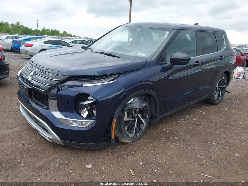 2022 Mitsubishi Outlander VIN JA4J4UA82NZ036659 IAAI salvage auction — LEFT FRONT, Salvage (Pennsylvania), sold $6,950 on 2026-07-08 (photo 2)