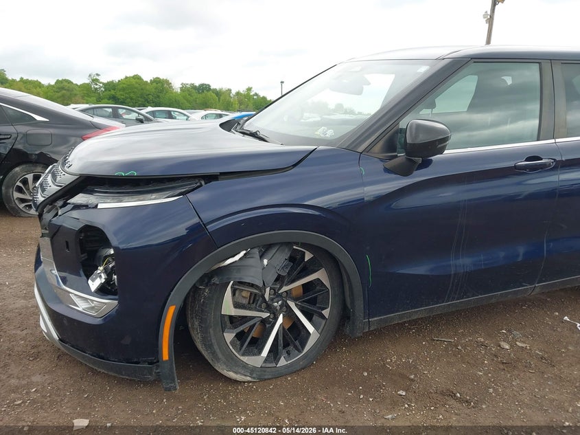 2022 Mitsubishi Outlander VIN JA4J4UA82NZ036659 IAAI salvage auction — LEFT FRONT, Salvage (Pennsylvania), sold $6,950 on 2026-07-08 (photo 6)