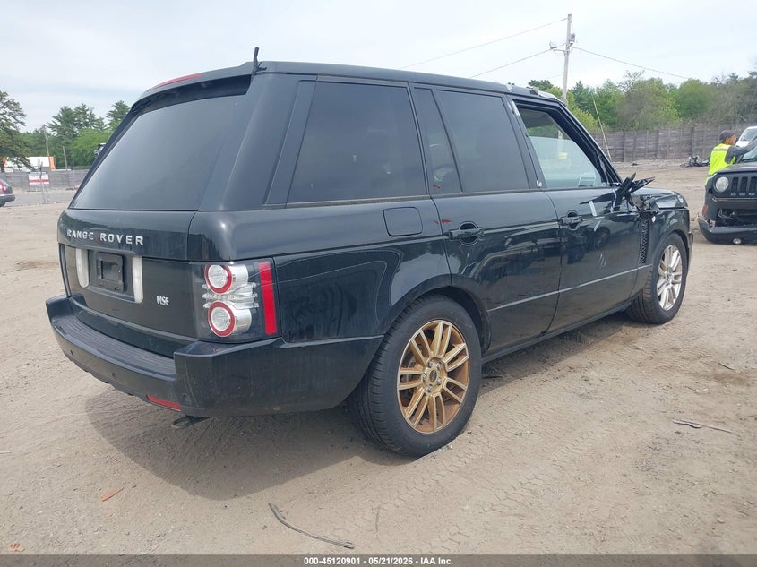 2012 Land rover RANGE ROVER VIN SALME1D46CA393242 IAAI salvage auction — SIDE, Clear (Massachusetts), sold $775 on 2026-07-12 (photo 4)