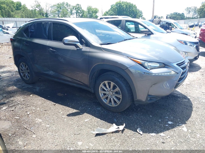 2016 Lexus Nx VIN JTJYARBZ8G2043318 IAAI salvage auction — SIDE, Salvage (Idaho), sold $600 on 2026-07-22 (photo 1)