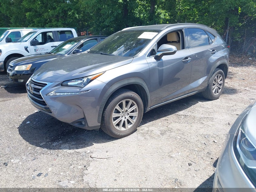 2016 Lexus Nx VIN JTJYARBZ8G2043318 IAAI salvage auction — SIDE, Salvage (Idaho), sold $600 on 2026-07-22 (photo 2)