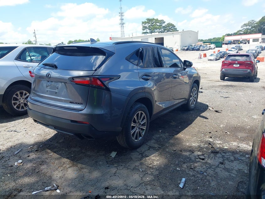 2016 Lexus Nx VIN JTJYARBZ8G2043318 IAAI salvage auction — SIDE, Salvage (Idaho), sold $600 on 2026-07-22 (photo 4)