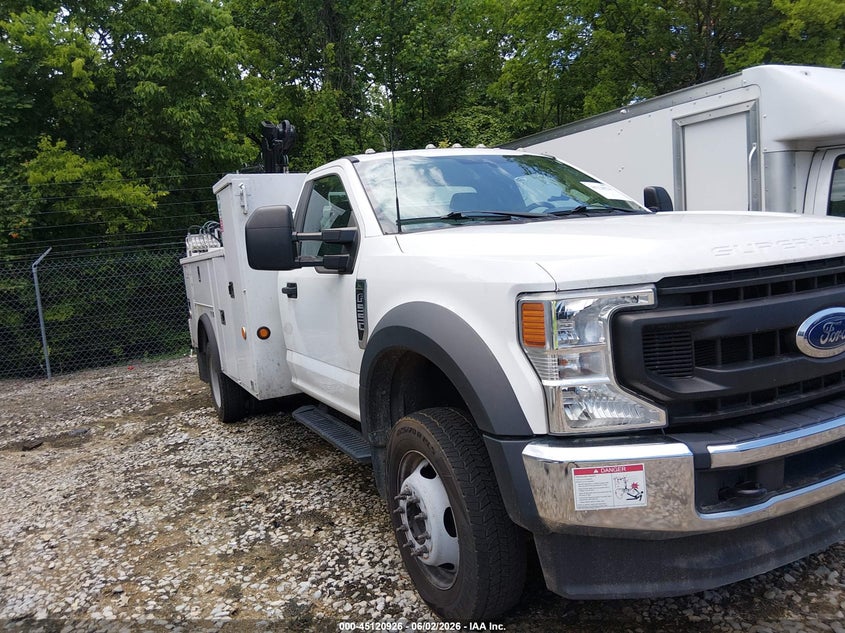 2022 Ford F-550 chassis VIN 1FDUF5GN9NEC91814 IAAI salvage auction — MECHANICAL, Clear (North Carolina), sold $2,550 on 2026-07-29 (photo 1)