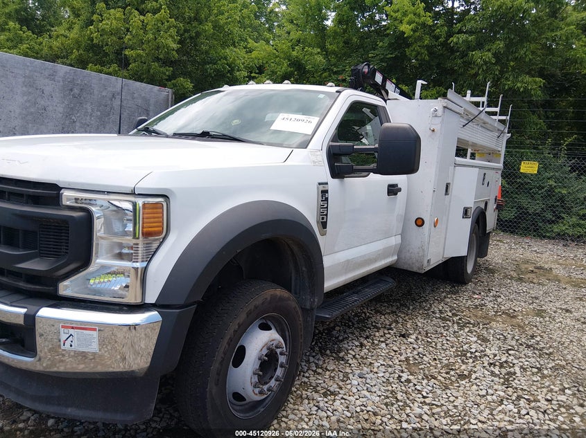 2022 Ford F-550 chassis VIN 1FDUF5GN9NEC91814 IAAI salvage auction — MECHANICAL, Clear (North Carolina), sold $2,550 on 2026-07-29 (photo 2)