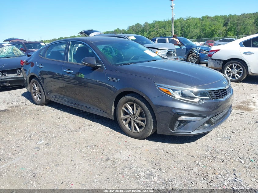 2019 Kia Optima VIN 5XXGT4L31KG302059 IAAI salvage auction — REAR END, Salvage (Georgia), sold $2,300 on 2026-07-08 (photo 1)