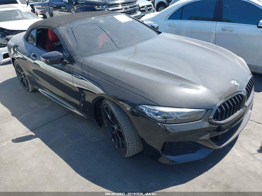 2022 BMW 8er VIN WBAFY4C05NCH75731 IAAI salvage auction — Front End, Salvage Certificate (California), sold $26,100 on 2026-06-10 (photo 1)