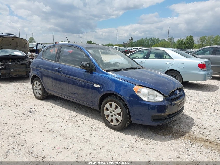 2010 Hyundai Accent VIN KMHCM3AC0AU158128 IAAI salvage auction — NORMAL WEAR, Salvage (Texas), sold $450 on 2026-07-29 (photo 1)