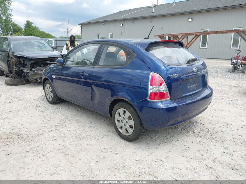 2010 Hyundai Accent VIN KMHCM3AC0AU158128 IAAI salvage auction — NORMAL WEAR, Salvage (Texas), sold $450 on 2026-07-29 (photo 3)