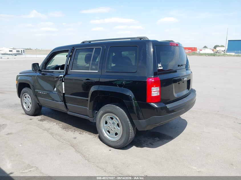 2014 Jeep Liberty (patriot) VIN 1C4NJPBA0ED864385 IAAI salvage auction — SIDE, Certificate Of Title (Nebraska), sold $850 on 2026-07-06 (photo 3)
