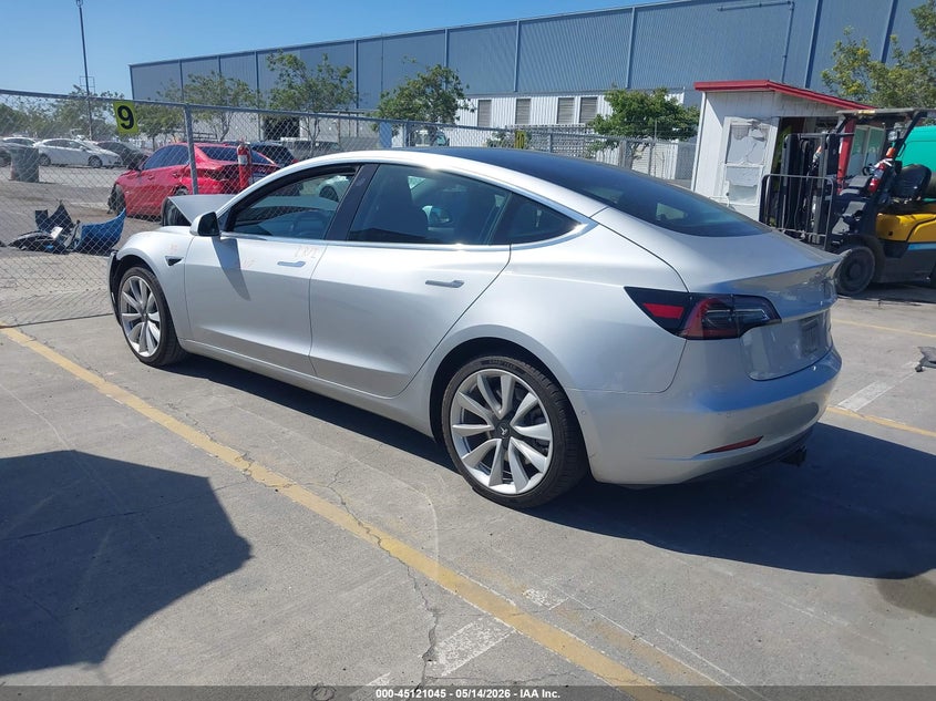 2018 Tesla Model 3 VIN 5YJ3E1EB1JF091085 IAAI salvage auction — FRONT END, Salvage (California), sold $6,200 on 2026-07-29 (photo 3)