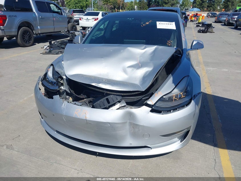 2018 Tesla Model 3 VIN 5YJ3E1EB1JF091085 IAAI salvage auction — FRONT END, Salvage (California), sold $6,200 on 2026-07-29 (photo 6)