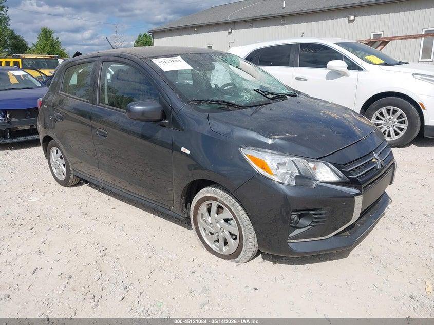 2024 Mitsubishi Mirage VIN ML32AUHJXRH023782 IAAI salvage auction — STORM DAMAGE, Salvage (Ohio), sold $2,950 on 2026-07-15 (photo 1)