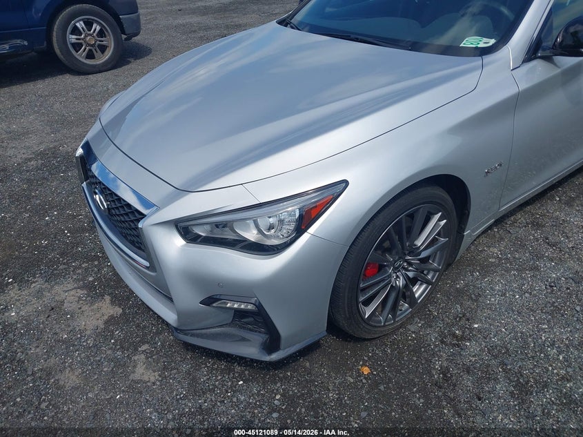 2018 Infiniti Q50 VIN JN1FV7AR5JM480177 IAAI salvage auction — NORMAL WEAR, Clear (Delaware), sold $4,050 on 2026-07-27 (photo 6)