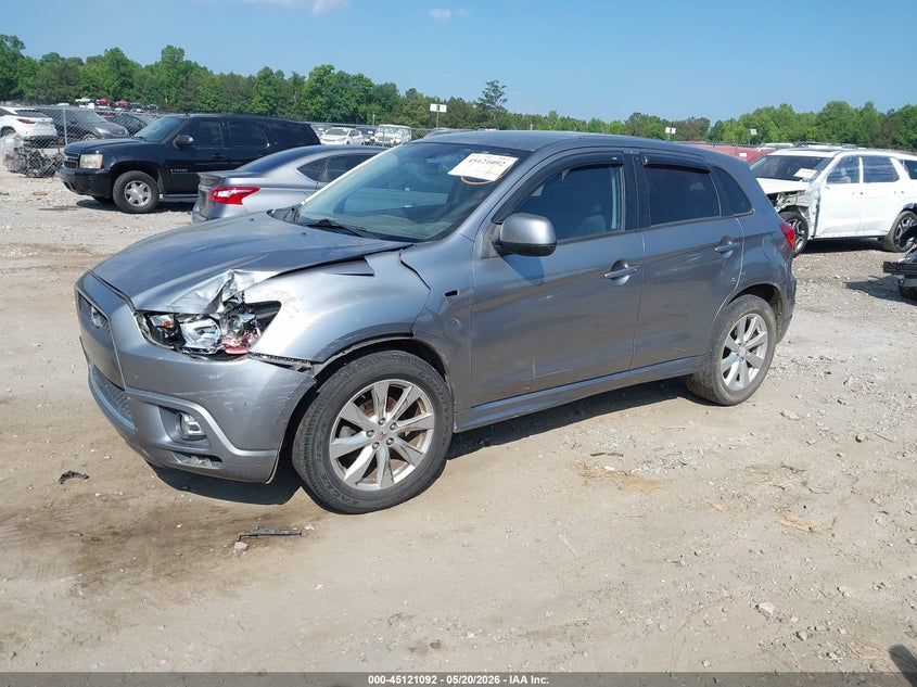 2012 Mitsubishi Outlander VIN JA4AR4AU7CZ002437 IAAI salvage auction — LEFT FRONT, Salvage (Georgia), sold $975 on 2026-07-17 (photo 2)