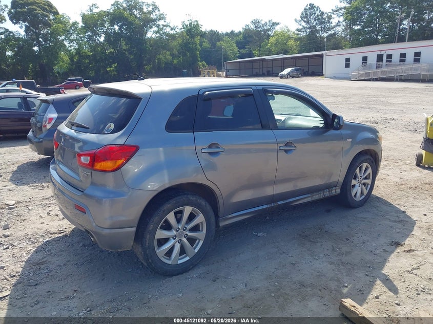 2012 Mitsubishi Outlander VIN JA4AR4AU7CZ002437 IAAI salvage auction — LEFT FRONT, Salvage (Georgia), sold $975 on 2026-07-17 (photo 4)