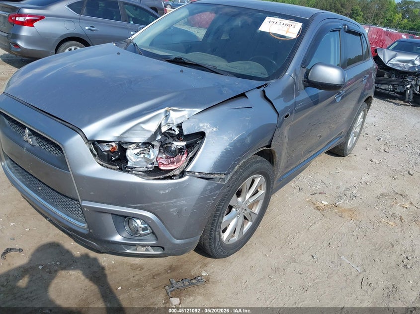2012 Mitsubishi Outlander VIN JA4AR4AU7CZ002437 IAAI salvage auction — LEFT FRONT, Salvage (Georgia), sold $975 on 2026-07-17 (photo 6)