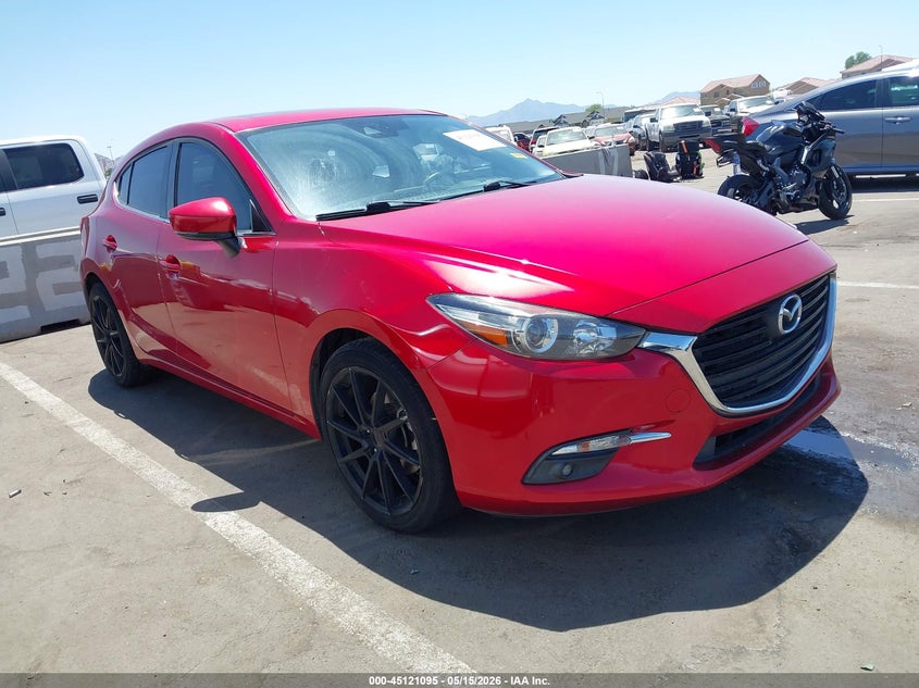 2017 Mazda 3 VIN JM1BN1M32H1122711 IAAI salvage auction — SIDE, Salvage (Arizona), sold $3,150 on 2026-07-14 (photo 1)