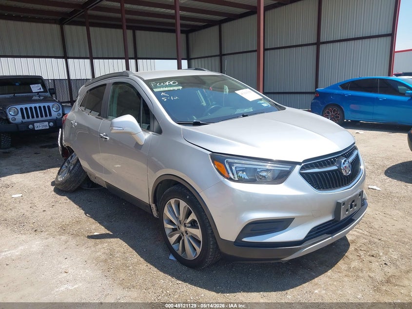 2018 Buick Encore VIN KL4CJESB7JB514675 IAAI salvage auction — REAR END, Salvage (Texas), sold $1,950 on 2026-07-21 (photo 1)