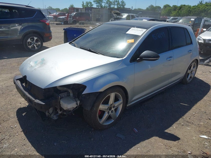 2015 Volkswagen Golf gti VIN 3VW5T7AU2FM023502 IAAI salvage auction — FRONT END, Salvage (Kentucky), sold $2,250 on 2026-07-18 (photo 2)