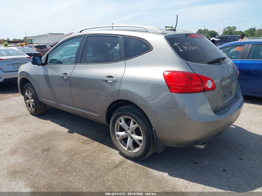 2008 Nissan Rogue VIN JN8AS58V18W405356 IAAI salvage auction — RIGHT REAR, Salvage (Texas), sold $425 on 2026-07-08 (photo 3)