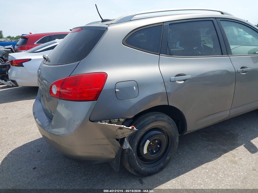 2008 Nissan Rogue VIN JN8AS58V18W405356 IAAI salvage auction — RIGHT REAR, Salvage (Texas), sold $425 on 2026-07-08 (photo 6)