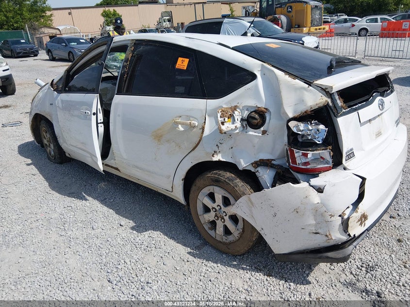2008 Toyota Prius VIN JTDKB20U887785744 IAAI salvage auction — FRONT & REAR, Salvage (Kentucky), sold $325 on 2026-07-22 (photo 3)